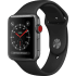 Schwarz Apple Watch Series 3 GPS + Cellular, 38 mm, Aluminiumgehäuse, Sportarmband.2