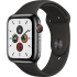 Black Apple Watch Series 5 GPS + Cellular, Stainless Steel, 40mm.2