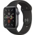 Negro Apple Watch Series 5 GPS, correa de aluminio, 40 mm.2