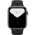 Negro Apple Smartwatch Apple Watch Nike Series 5 GPS, Space Grey Aluminum Case with Sport Band, 44mm Aluminium case, Sport band.1