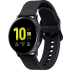 Aqua Black Samsung Galaxy Watch Active2 LTE, 40 mm Aluminium-Gehäuse, Sportarmband.2