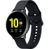 Aqua Zwart Samsung Galaxy Watch Active2 LTE, 44mm Aluminium case, Fluororubber Strap.2