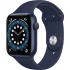 Donkere marine Apple Watch Series 6 GPS, Aluminium behuizing, 44 mm.1