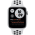 Platina / zwart Apple Watch Nike Series 6 GPS, Aluminium behuizing, 44 mm.2