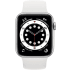 Weiß Apple Watch Series 6 GPS, Aluminiumgehäuse, 44 mm.2