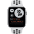 Platin / Schwarz Apple Watch Nike Series 6 GPS, Aliminiumgehäuse, 40 mm.2