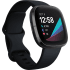 Kohlenstoff und Graphit Fitbit Sense Smartwatch, Edelstahlgehäuse, 41 mm.1