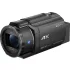 Black Sony FDR-AX43A 4K Camcorder.1