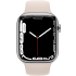 Silber Apple Watch Series 7 GPS + Cellular, Edelstahlgehäuse, 45 mm.2