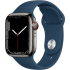 Graphit Apple Watch Series 7 GPS + Cellular, Edelstahlgehäuse, 45 mm.1