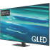 Black Samsung TV 55" GQ55Q80AATXZG QLED 4K.2