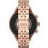 Rose goud Fossil Gen 6 smartwatch, roestvrijstalen behuizing, 42 mm.6