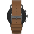 Bruin Skagen Falster Gen 6 smartwatch, roestvrijstalen behuizing, 41 mm.5