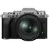 Zilver Fujifilm X-T4 Systeemcamera, met lens XF 16-80mm f/4 R OIS WR.8