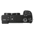 Schwarz Sony Apha 6100 Systemkamera, mit Objektiv E PZ 16-50 mm f/3.5-5.6 OSS.2