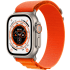 Oranje Apple Watch Ultra GPS + Cellular, titanium behuizing, 49mm.1