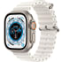 Blanco Apple Watch Ultra GPS + Celular, correa de titanio, 49 mm.1