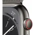 Grijs Apple Watch Series 8 GPS + Cellular, roestvrijstalen kast, 41 mm.3