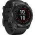 Black Garmin Fēnix® ​​7X Pro SOLAR Smartwatch, Edelstahlgehäuse, 51 mm.3