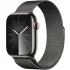 Zwart Apple Watch Series 9 GPS + Cellular, roestvrijstalen kast, 45 mm.1