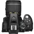 Schwarz Nikon D5300 Kit + AF-P 18-55mm VR lens.5
