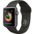 Spacegrau Apple Watch Series 3 GPS, 38-mm-Aluminiumgehäuse, Sportarmband.1