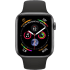 Black & Black Apple Watch Series 4 GPS, 40mm Aluminium case, Sport loop / band.1