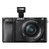 Schwarz Sony A6000 + 16-50mm f/3.5-5.6 OSS PZ, kamera kit.4