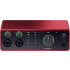 Red / Black Focusrite Scarlett 4i4 (4th Gen) Audio Interface.4