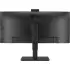 Black LG 34BQ77QC-B 34" UltraWide WQHD IPS Webcam & Microphone Monitor.4