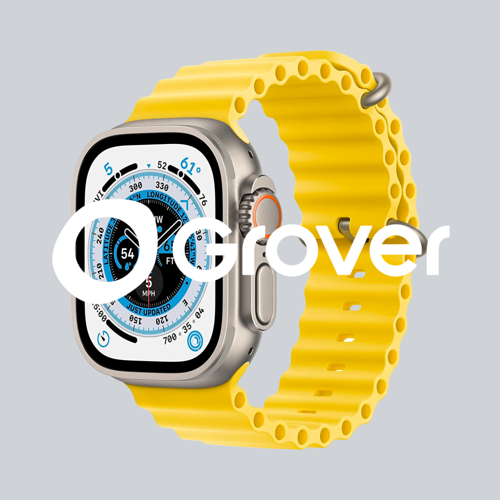 Rent Apple Watch Ultra GPS + Cellular, Silver Titanium Case and