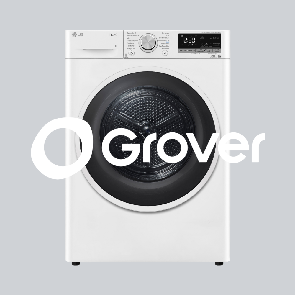 € mieten pro RT80V9 | Monat 34,90 Grover Wärmepumpentrockner LG ab