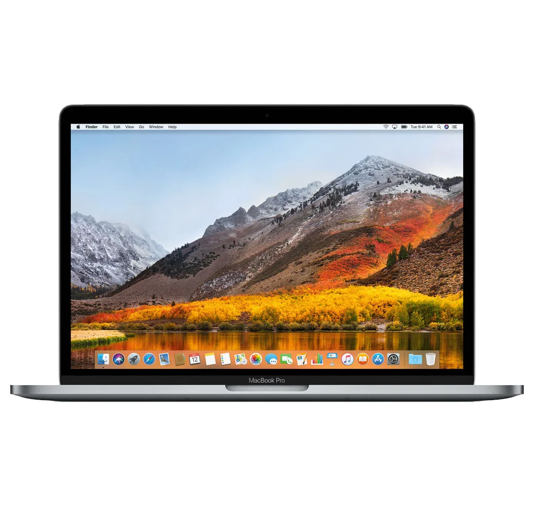 Space Grau Apple 13" MacBook Pro Touch Bar (Mid 2018), Tastatur - Englisch (USA).1