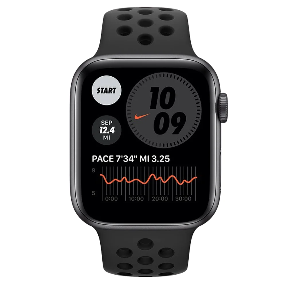 Apple Watch Nike Series 6 GPS + Cellular , 44mm Aluminium case, Sport band