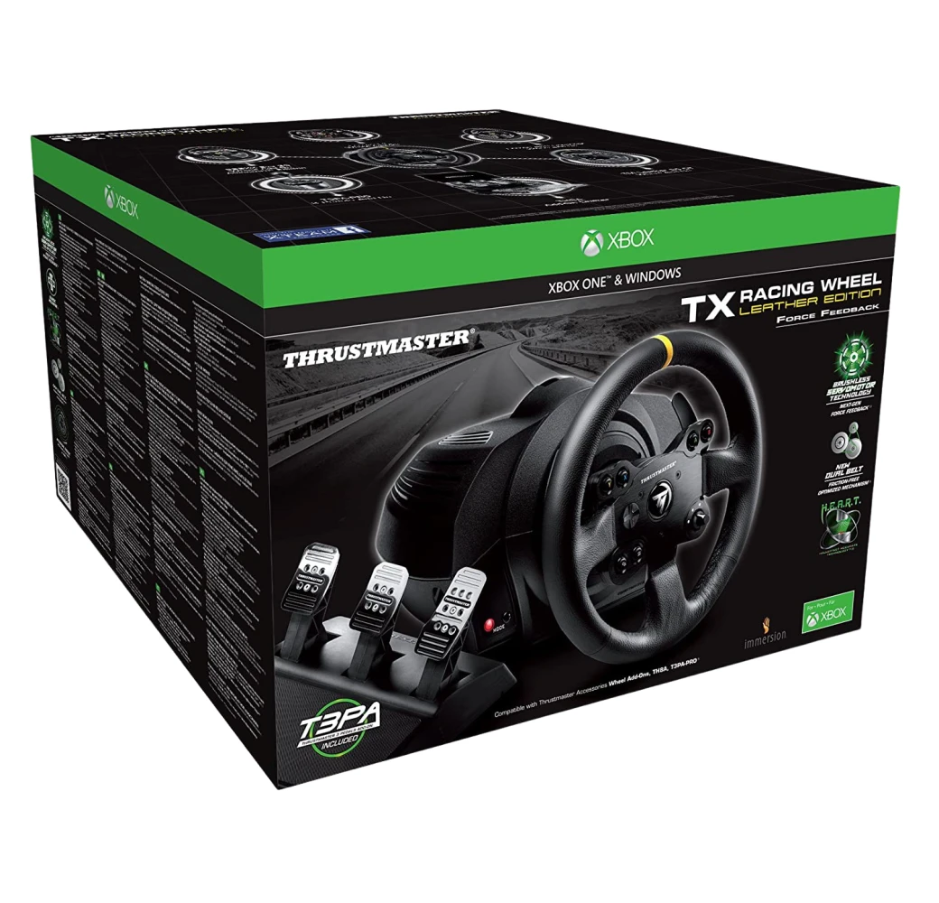 Rent Thrustmaster TX RW Leather Edition (Xbox+PC) from €19.90 per month TX Racing Wheel Servo Base