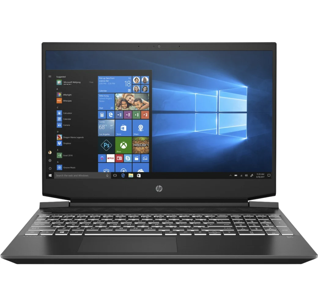 Black HP Pavilion 15-ec1155nd Gaming Laptop - AMD Ryzen™ 5 4600H - 16GB - 512GB SSD - NVIDIA® GeForce® GTX 1650.1