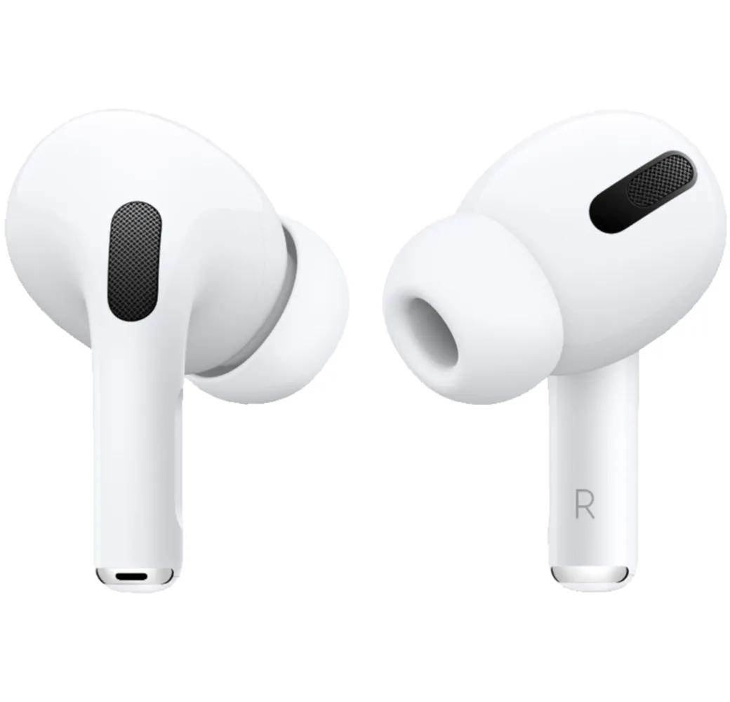 White Apple AirPods Pro with Case Noise-cancelling In-ear Bluetooth Headphones.2