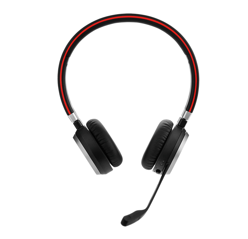 Schwarz Jabra Evolve 65 UC Stereo (inkl. Ladestation) Kabellose Kopfhörer für das Büro.3