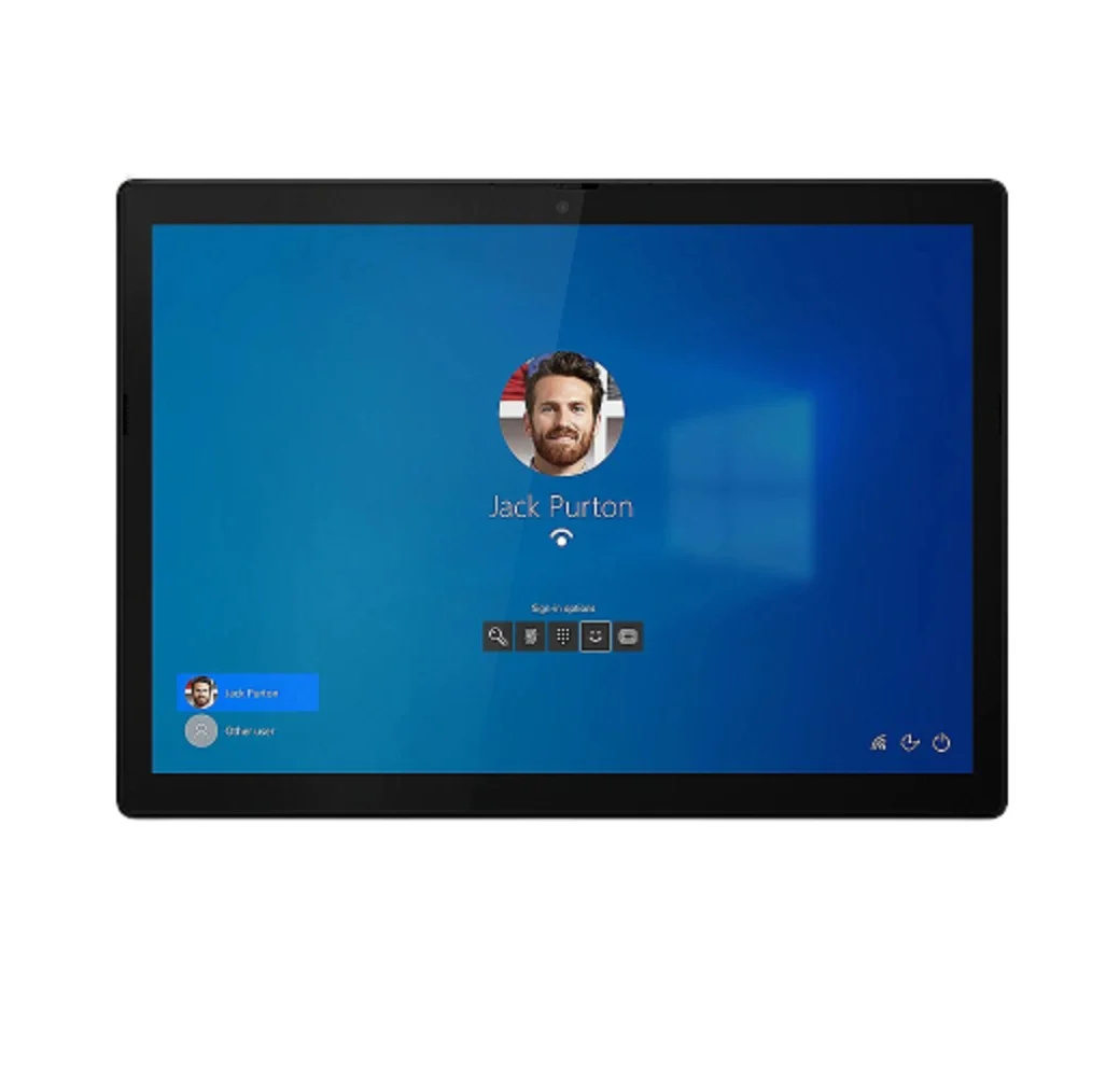 Black Lenovo Tablet, ThinkPadX12 Detachable with Keyboard and Pen - WiFi - Windows 10 Pro - 256GB.5