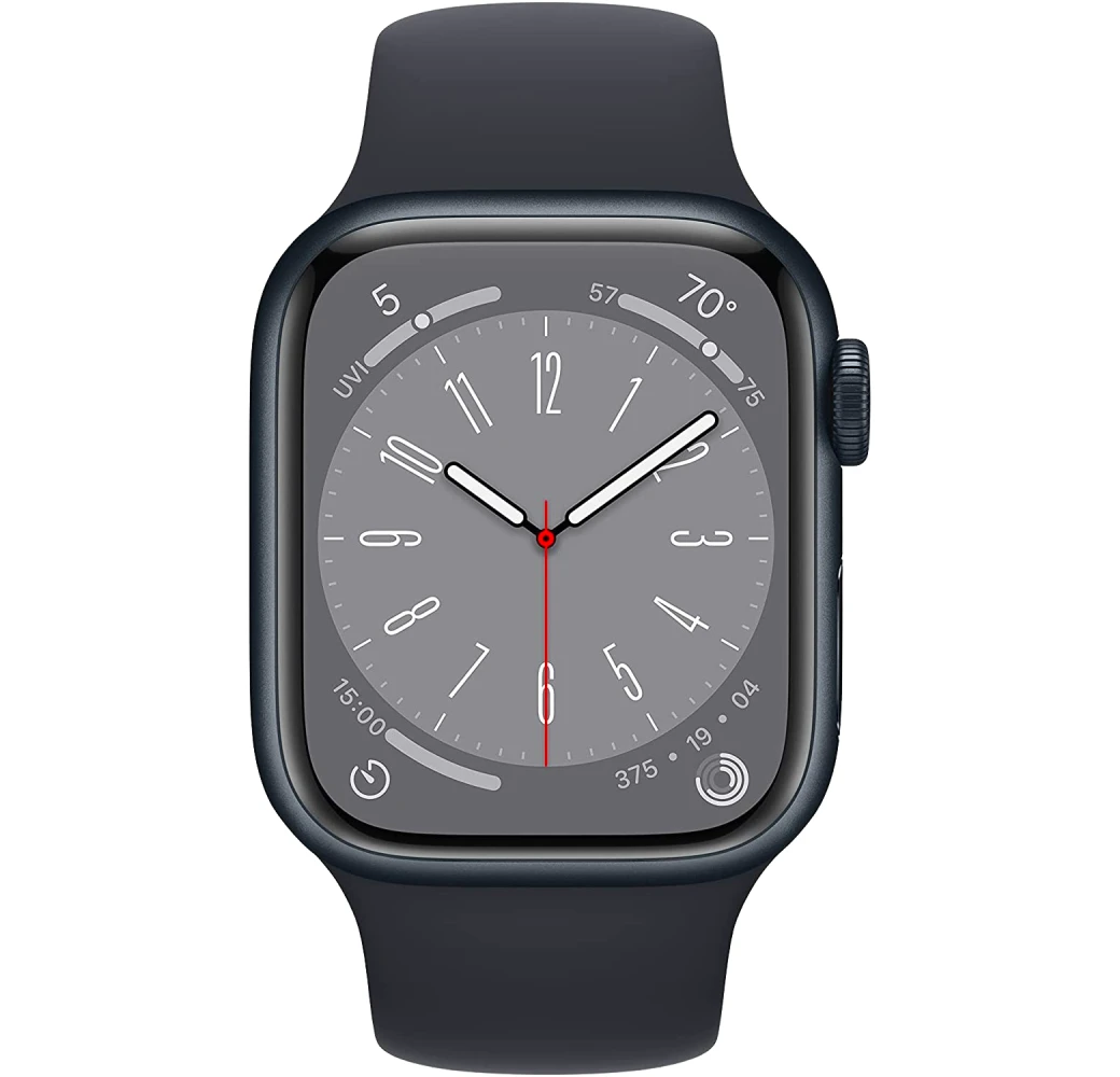 Midnight Apple Watch Series 8 GPS, Aluminium Case and Sport Band, 41mm.2