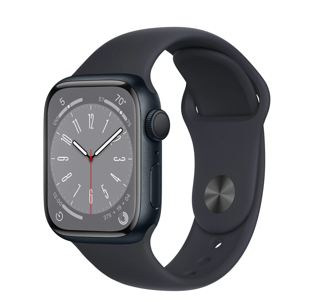 Rent Apple Watch Series 8 GPS, Starlight Aluminium Case and Sport