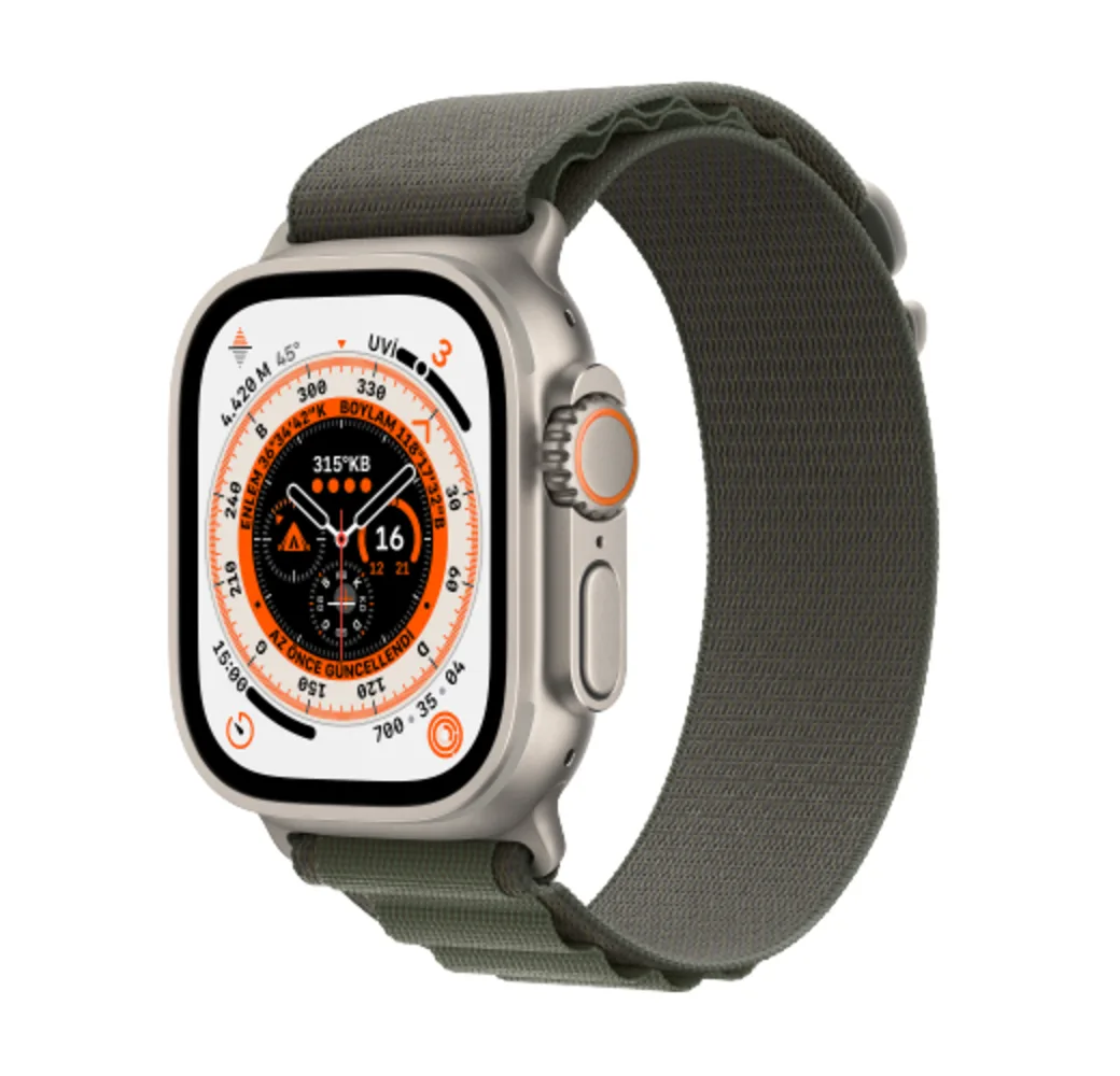 Rent Apple Watch Ultra GPS + Cellular, Silver Titanium Case and