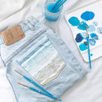 How to Paint Denim Jeans and Jackets (Best Paint, Supplies, and Tips)