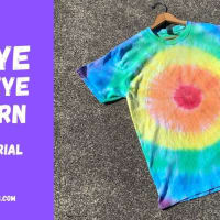 How to Tie Dye Swirl Pattern