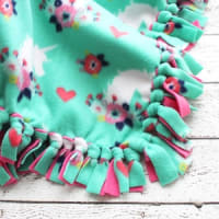 DIY Braided Fleece Blanket