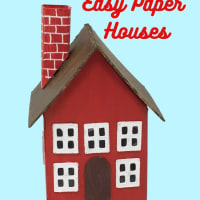 Make a Paper House with Your Cricut - Paper Glitter Glue