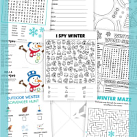 Build a Snowman Free Printable Activity