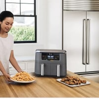 Caynel 12.7 QT Digital Air Fryer+ Rotisserie,Dehydrator,Convection Oven,8  in1