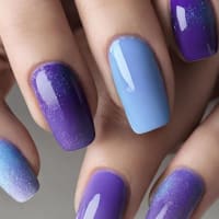 75+ Purple and White Nail Designs and Nail Art for a Manicure