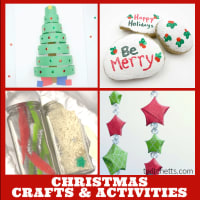 How to make a fun 3D paper Christmas tree craft with construction paper -  Twitchetts